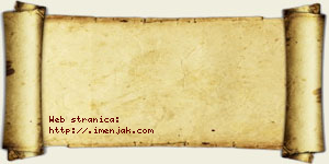 Avram Jaglikić vizit kartica